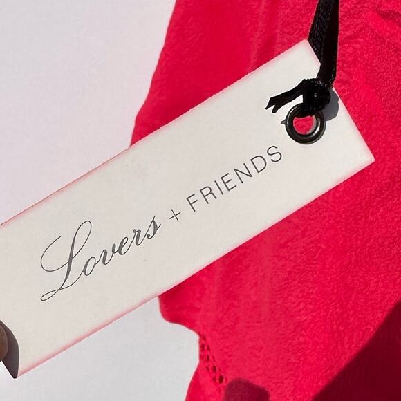 Lovers and Friends NWT Summer Glow Top in Fire Women’s Size Small REVOLVE Party - Picture 7 of 13